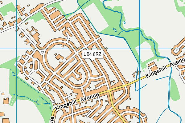 UB4 8RZ map - OS VectorMap District (Ordnance Survey) UB4 8RZ map - OS VectorMap District (Ordnance Survey)