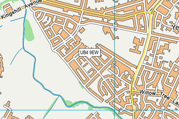 UB4 9EW map - OS VectorMap District (Ordnance Survey) UB4 9EW map - OS VectorMap District (Ordnance Survey)