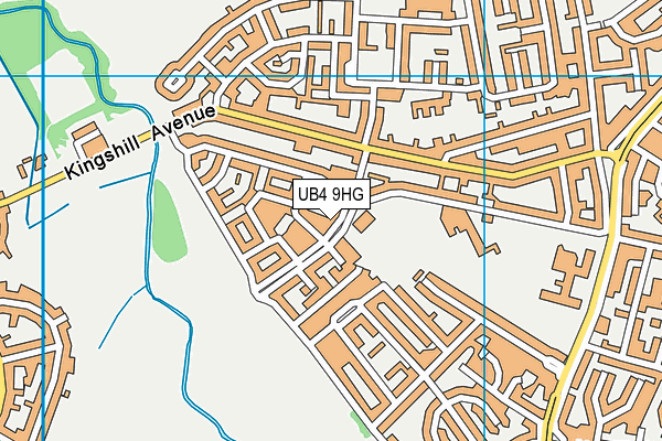 UB4 9HG map - OS VectorMap District (Ordnance Survey) UB4 9HG map - OS VectorMap District (Ordnance Survey)
