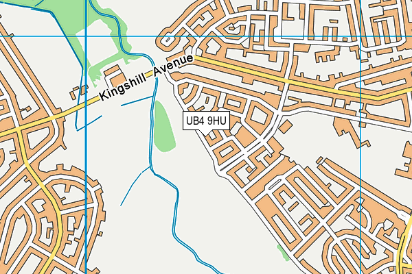 UB4 9HU map - OS VectorMap District (Ordnance Survey) UB4 9HU map - OS VectorMap District (Ordnance Survey)