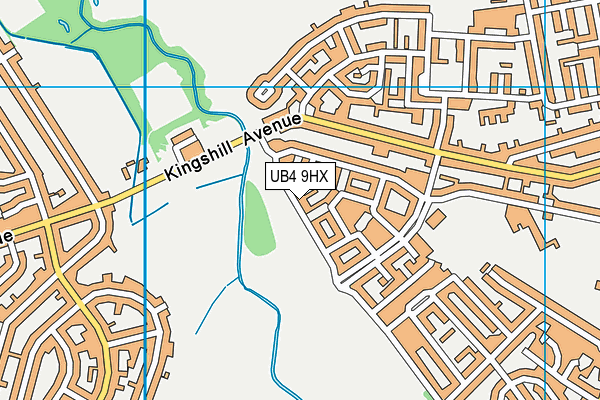 UB4 9HX map - OS VectorMap District (Ordnance Survey) UB4 9HX map - OS VectorMap District (Ordnance Survey)