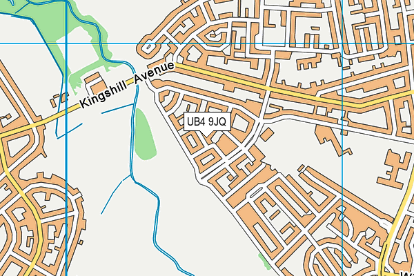 UB4 9JQ map - OS VectorMap District (Ordnance Survey) UB4 9JQ map - OS VectorMap District (Ordnance Survey)