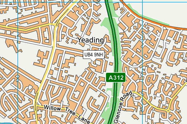 UB4 9NH map - OS VectorMap District (Ordnance Survey) UB4 9NH map - OS VectorMap District (Ordnance Survey)