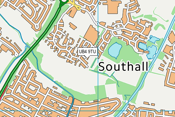UB4 9TU map - OS VectorMap District (Ordnance Survey) UB4 9TU map - OS VectorMap District (Ordnance Survey)