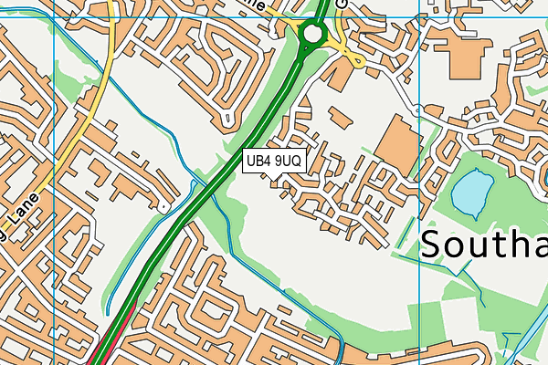 UB4 9UQ map - OS VectorMap District (Ordnance Survey) UB4 9UQ map - OS VectorMap District (Ordnance Survey)
