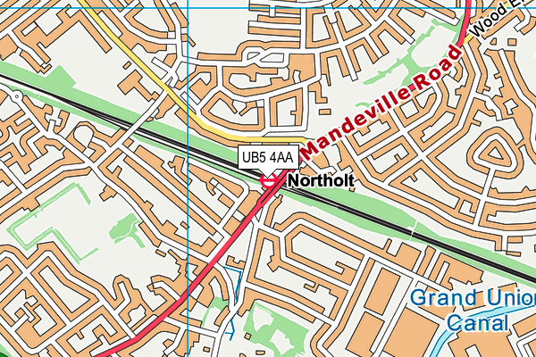 UB5 4AA map - OS VectorMap District (Ordnance Survey) UB5 4AA map - OS VectorMap District (Ordnance Survey)