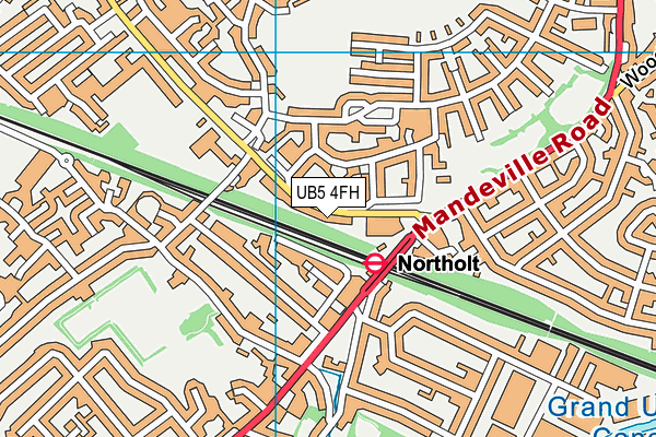 UB5 4FH map - OS VectorMap District (Ordnance Survey) UB5 4FH map - OS VectorMap District (Ordnance Survey)