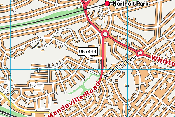UB5 4HB map - OS VectorMap District (Ordnance Survey) UB5 4HB map - OS VectorMap District (Ordnance Survey)