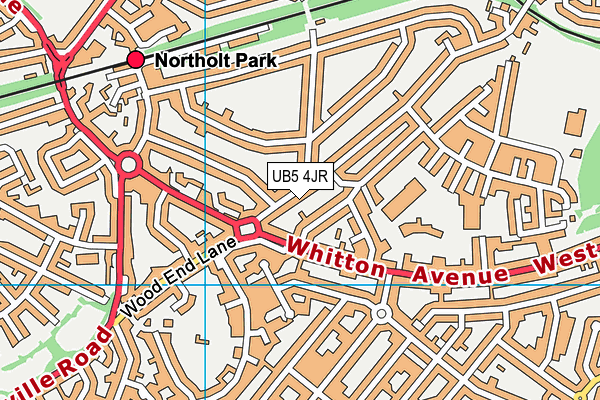 UB5 4JR map - OS VectorMap District (Ordnance Survey) UB5 4JR map - OS VectorMap District (Ordnance Survey)
