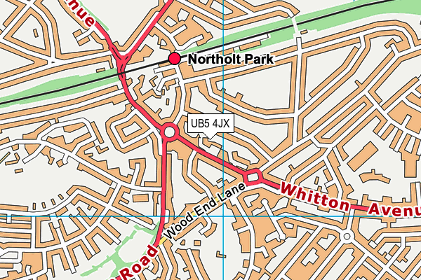 UB5 4JX map - OS VectorMap District (Ordnance Survey) UB5 4JX map - OS VectorMap District (Ordnance Survey)