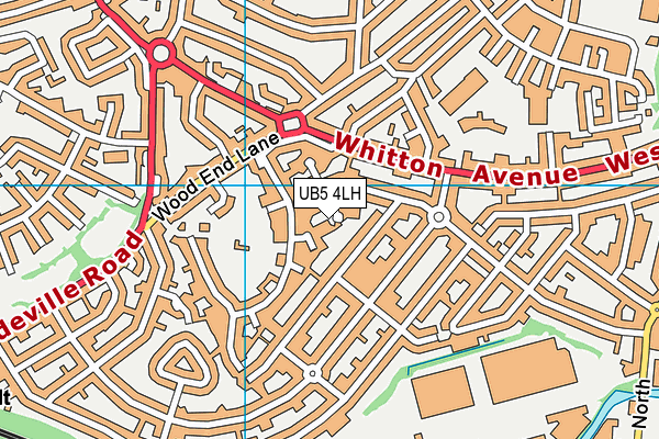 UB5 4LH map - OS VectorMap District (Ordnance Survey) UB5 4LH map - OS VectorMap District (Ordnance Survey)