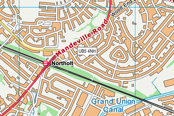 UB5 4NH map - OS VectorMap District (Ordnance Survey) UB5 4NH map - OS VectorMap District (Ordnance Survey)