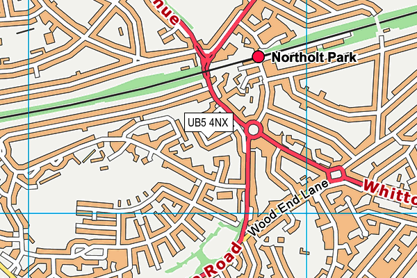 UB5 4NX map - OS VectorMap District (Ordnance Survey) UB5 4NX map - OS VectorMap District (Ordnance Survey)