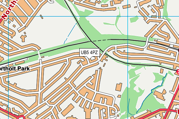 UB5 4PZ map - OS VectorMap District (Ordnance Survey) UB5 4PZ map - OS VectorMap District (Ordnance Survey)