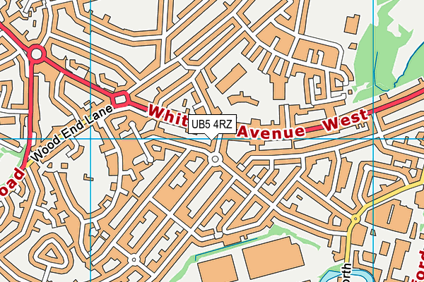 UB5 4RZ map - OS VectorMap District (Ordnance Survey) UB5 4RZ map - OS VectorMap District (Ordnance Survey)