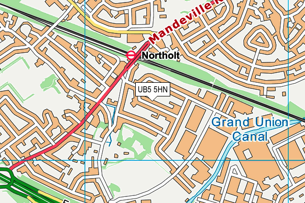 UB5 5HN map - OS VectorMap District (Ordnance Survey) UB5 5HN map - OS VectorMap District (Ordnance Survey)