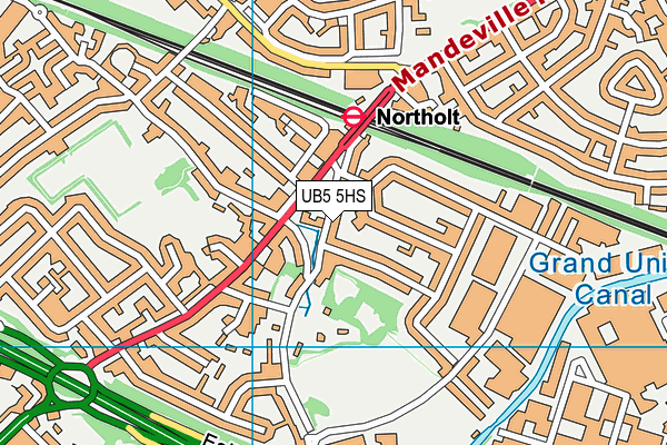 UB5 5HS map - OS VectorMap District (Ordnance Survey) UB5 5HS map - OS VectorMap District (Ordnance Survey)