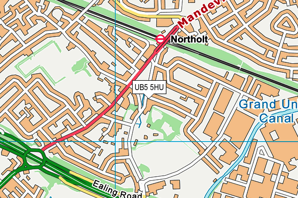 UB5 5HU map - OS VectorMap District (Ordnance Survey) UB5 5HU map - OS VectorMap District (Ordnance Survey)