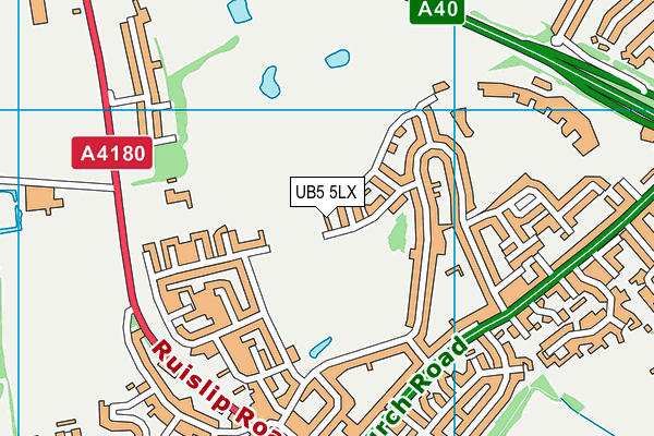 UB5 5LX map - OS VectorMap District (Ordnance Survey) UB5 5LX map - OS VectorMap District (Ordnance Survey)