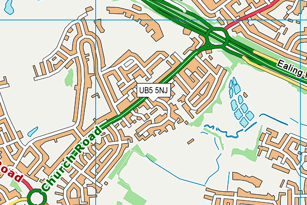 UB5 5NJ map - OS VectorMap District (Ordnance Survey) UB5 5NJ map - OS VectorMap District (Ordnance Survey)