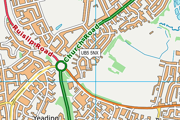 UB5 5NX map - OS VectorMap District (Ordnance Survey) UB5 5NX map - OS VectorMap District (Ordnance Survey)