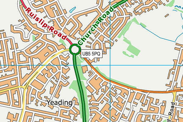 UB5 5PQ map - OS VectorMap District (Ordnance Survey) UB5 5PQ map - OS VectorMap District (Ordnance Survey)