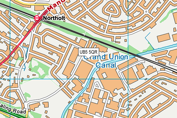 UB5 5QR map - OS VectorMap District (Ordnance Survey) UB5 5QR map - OS VectorMap District (Ordnance Survey)