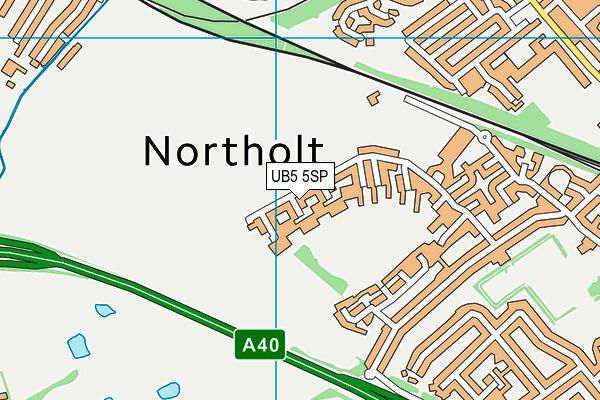 UB5 5SP map - OS VectorMap District (Ordnance Survey) UB5 5SP map - OS VectorMap District (Ordnance Survey)