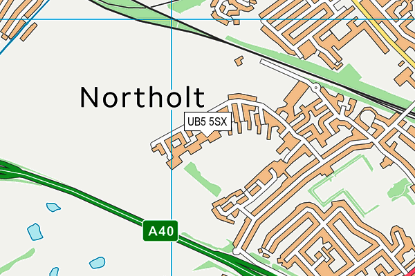 UB5 5SX map - OS VectorMap District (Ordnance Survey) UB5 5SX map - OS VectorMap District (Ordnance Survey)