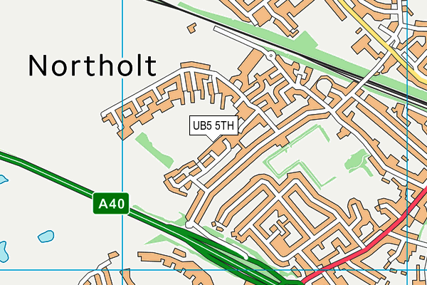 UB5 5TH map - OS VectorMap District (Ordnance Survey) UB5 5TH map - OS VectorMap District (Ordnance Survey)