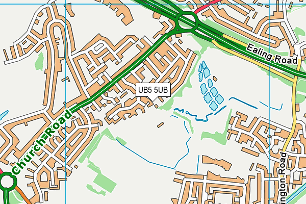 UB5 5UB map - OS VectorMap District (Ordnance Survey) UB5 5UB map - OS VectorMap District (Ordnance Survey)