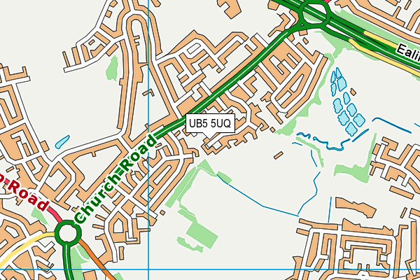 UB5 5UQ map - OS VectorMap District (Ordnance Survey) UB5 5UQ map - OS VectorMap District (Ordnance Survey)