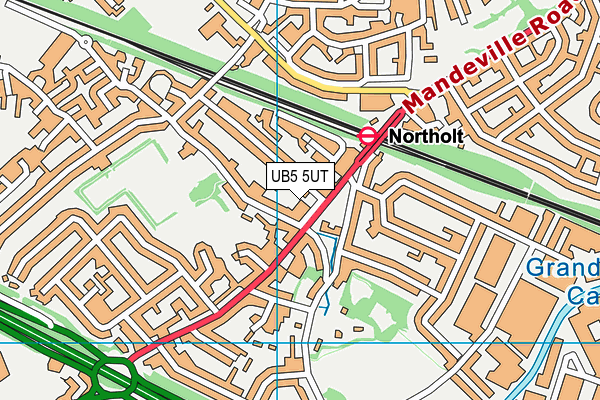 UB5 5UT map - OS VectorMap District (Ordnance Survey) UB5 5UT map - OS VectorMap District (Ordnance Survey)