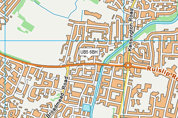UB5 6BH map - OS VectorMap District (Ordnance Survey) UB5 6BH map - OS VectorMap District (Ordnance Survey)