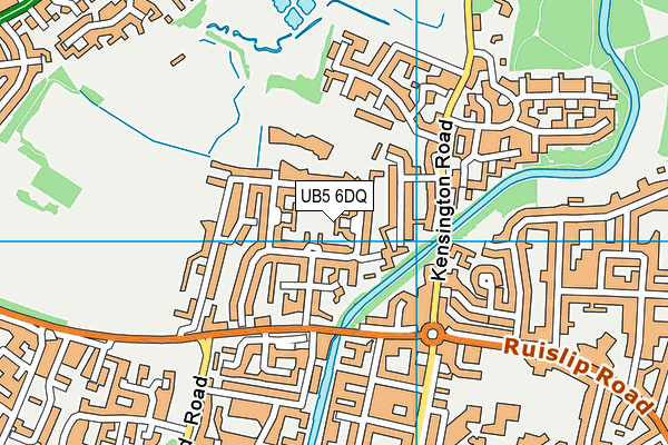 UB5 6DQ map - OS VectorMap District (Ordnance Survey) UB5 6DQ map - OS VectorMap District (Ordnance Survey)