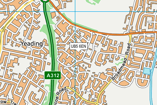 UB5 6EN map - OS VectorMap District (Ordnance Survey) UB5 6EN map - OS VectorMap District (Ordnance Survey)