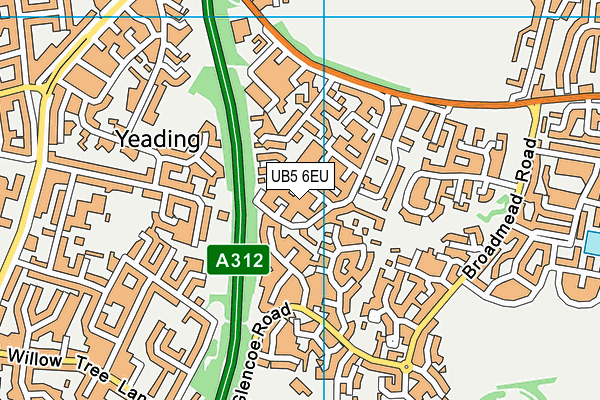 UB5 6EU map - OS VectorMap District (Ordnance Survey) UB5 6EU map - OS VectorMap District (Ordnance Survey)
