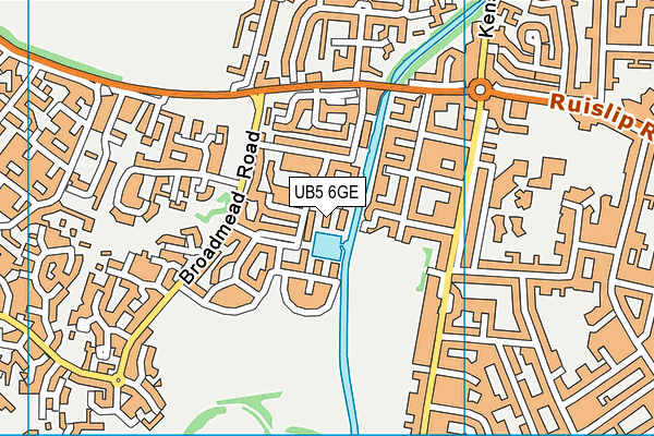 UB5 6GE map - OS VectorMap District (Ordnance Survey) UB5 6GE map - OS VectorMap District (Ordnance Survey)