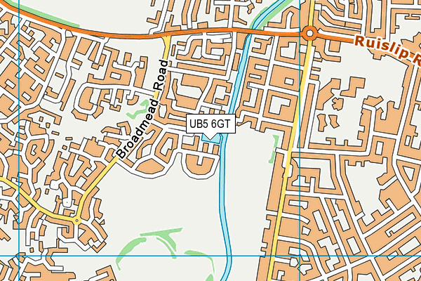 UB5 6GT map - OS VectorMap District (Ordnance Survey) UB5 6GT map - OS VectorMap District (Ordnance Survey)