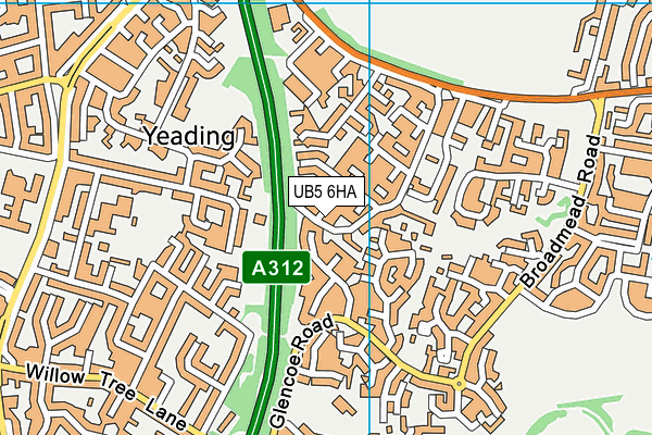 UB5 6HA map - OS VectorMap District (Ordnance Survey) UB5 6HA map - OS VectorMap District (Ordnance Survey)