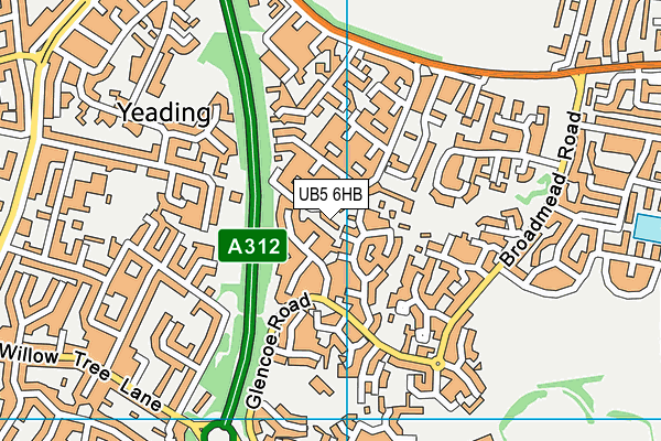 UB5 6HB map - OS VectorMap District (Ordnance Survey) UB5 6HB map - OS VectorMap District (Ordnance Survey)