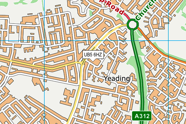 UB5 6HZ map - OS VectorMap District (Ordnance Survey) UB5 6HZ map - OS VectorMap District (Ordnance Survey)