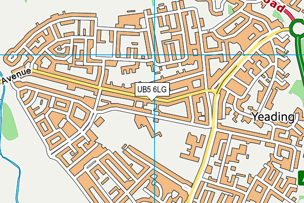 UB5 6LG map - OS VectorMap District (Ordnance Survey) UB5 6LG map - OS VectorMap District (Ordnance Survey)