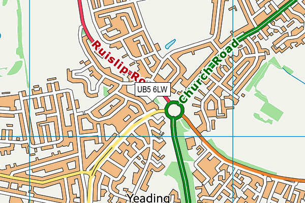UB5 6LW map - OS VectorMap District (Ordnance Survey) UB5 6LW map - OS VectorMap District (Ordnance Survey)