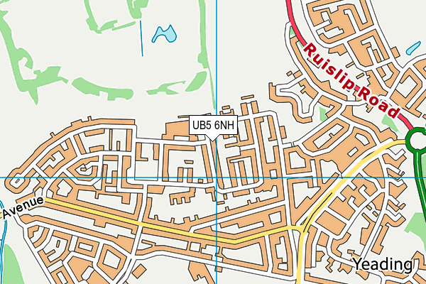 UB5 6NH map - OS VectorMap District (Ordnance Survey) UB5 6NH map - OS VectorMap District (Ordnance Survey)