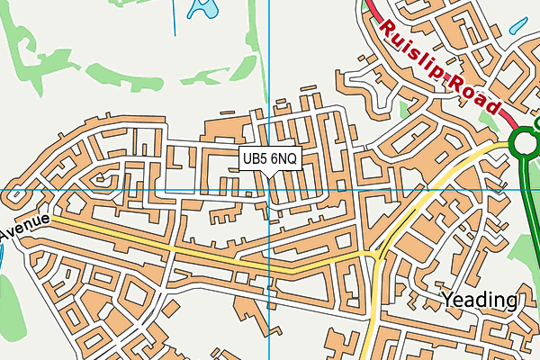 UB5 6NQ map - OS VectorMap District (Ordnance Survey) UB5 6NQ map - OS VectorMap District (Ordnance Survey)