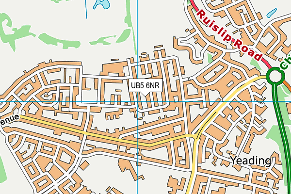 UB5 6NR map - OS VectorMap District (Ordnance Survey) UB5 6NR map - OS VectorMap District (Ordnance Survey)