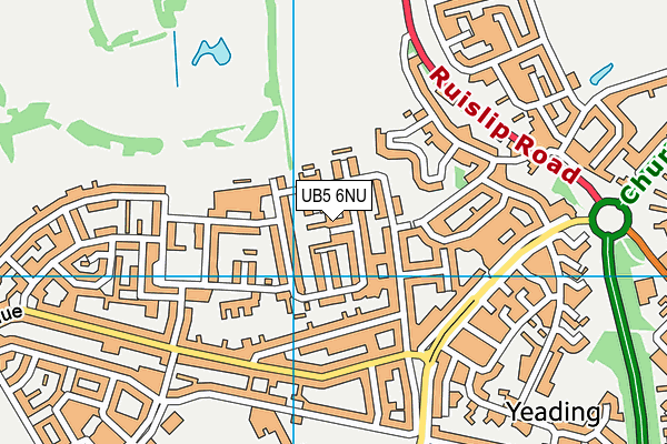 UB5 6NU map - OS VectorMap District (Ordnance Survey) UB5 6NU map - OS VectorMap District (Ordnance Survey)