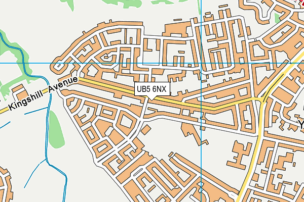 UB5 6NX map - OS VectorMap District (Ordnance Survey) UB5 6NX map - OS VectorMap District (Ordnance Survey)