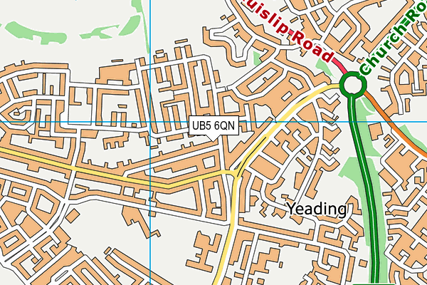 UB5 6QN map - OS VectorMap District (Ordnance Survey) UB5 6QN map - OS VectorMap District (Ordnance Survey)